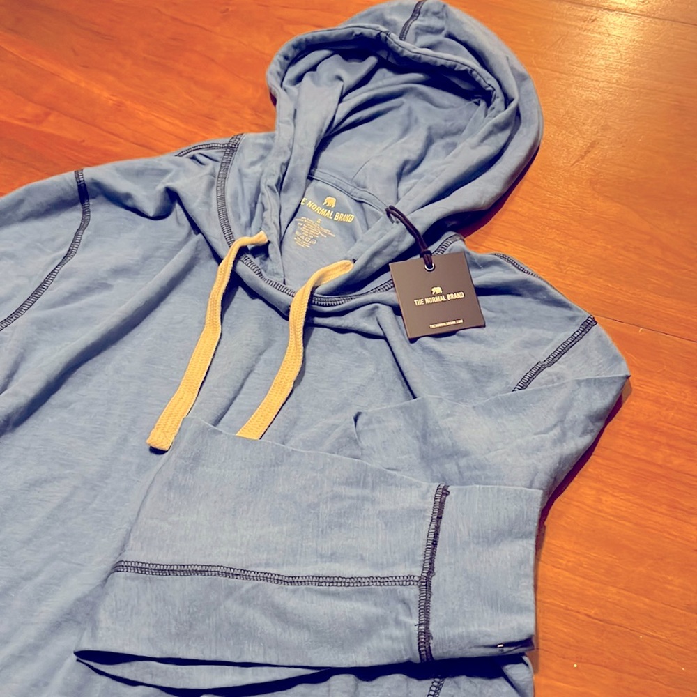 The Normal Brand - Pullover Hoodie - Baby Blue